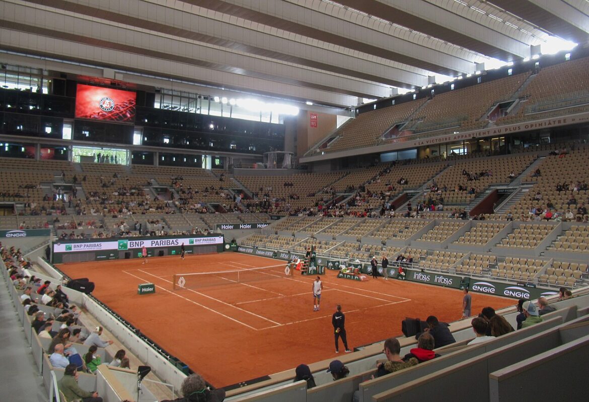 Το κεντρικό κορτ Philippe Chatrier στο Roland Garros